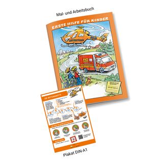 Mal-und Arbeitsbuch Erste Hilfe für Kinder Titelbild